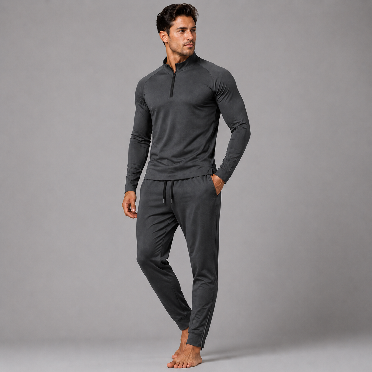 Conjunto de inverno grafite